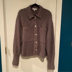 & Other Stories boucle button down cardigan